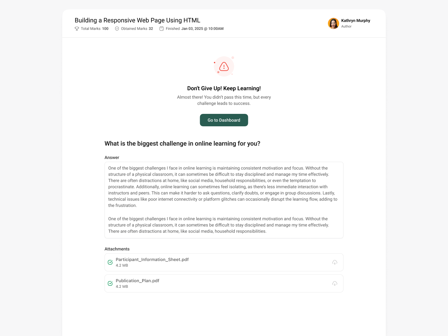 student_result_page_fail